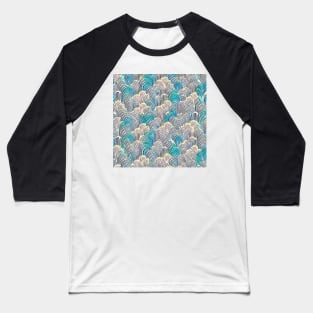 Abstract Spring Feathers (MD23SPR026) Baseball T-Shirt